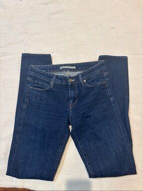 Vince Dark Blue Straight Leg Jeans
